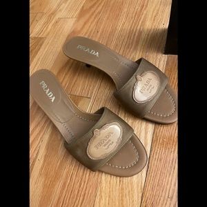 100% authentic Prada mules